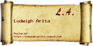 Ludwigh Arita névjegykártya